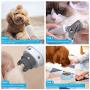 GLOBAL GOLDEN Professional Dog Nail Grinder, Upgraded 2 LED Lights & 2-Speed Portable Electric Pet Nails Trimmers 【15000 RMP】 for Small | Medium | Large Dog & Cat
