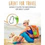 Mighty Paw Collapsible Travel Dog Bowl Set - 2 Pack (27 Oz) | Food Safe Silicone Food & Water Bowls for Pets. Bonus Carabiner Clip for Hiking, Camping or Walking. Lightweight & Leak-Proof
