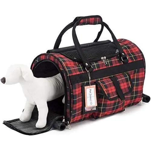 Prefer Pets Hideaway Pet Airline Approved Travel Carrier Duffel Bag & Backpack Helps Reduce Pet’s Fear & Anxiety Prefer Pets Hideaway Pet Airline Approved Travel Carrier Duffel Bag & Backpack Helps Reduce Pet’s Fear & Anxiety