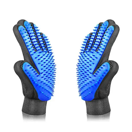 PETINCCN Pet Grooming Glove Gentle Deshedding Brush Bathing Massage Gloves Efficient Pets Hair Remover Mitt Perfect for Dogs & Cats & Horses with Long & Short Fur Enhanced Five Finger Design 1 Pair - Amazon Vine PETINCCN Pet Grooming Glove Gentle Deshedding Brush Bathing Massage Gloves Efficient Pets Hair Remover Mitt Perfect for Dogs & Cats & Horses with Long & Short Fur Enhanced Five Finger Design 1 Pair - Amazon Vine