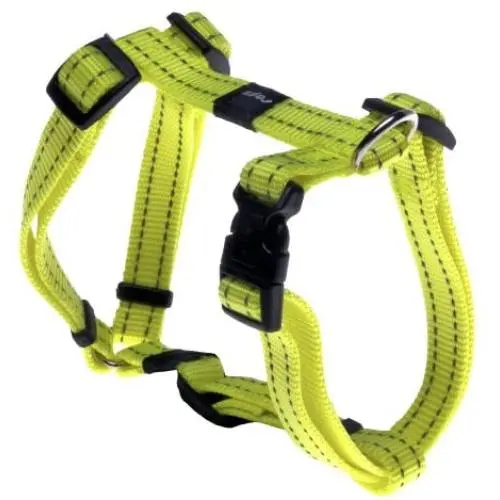 Rogz Utility Medium 5/8-Inch Reflective Snake Adjustable Dog H-Harness Rogz Utility Medium 5/8-Inch Reflective Snake Adjustable Dog H-Harness