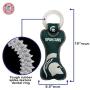 Pets First NCAA Michigan State Spartans Dental Dog TUG Toy with Squeaker. Tough PET Toy for Healthy Fun, Teething & Cleaning Pets Teeth & Gum. (MS-3310)