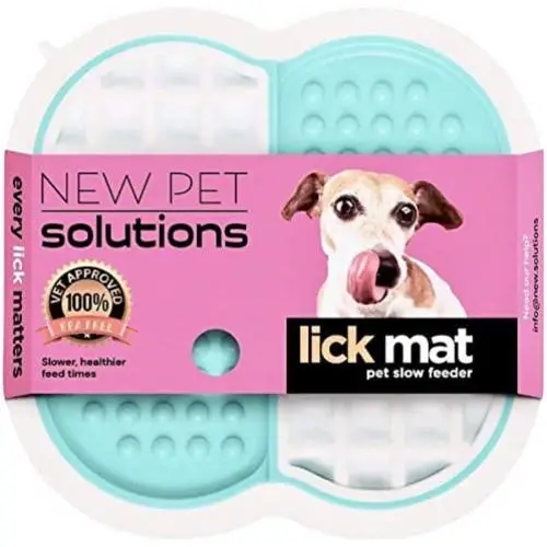 NEW PET SOLUTIONS Lick Mat X1 Promotes Slower, Healthier Feed Times & Delivers Extra Fun for