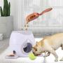 ShiLei Pet Interactive Toy Tennis Tossing Machine, Automatic Feeding, Reward Good Behavior, Keep Healthy, Prevent Obesity, Safe and Durable