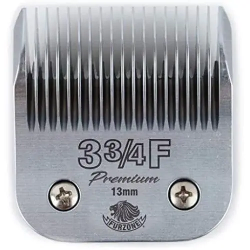 Furzone Detachable Blade - Size 3 3/4F Blade 1/2'', Made of Extra Durable Japanese Steel, Compatible with Most Andis, Oster, Wahl A5 Clippers Furzone Detachable Blade - Size 3 3/4F Blade 1/2'', Made of Extra Durable Japanese Steel, Compatible with Most Andis, Oster, Wahl A5 Clippers