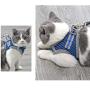 Cat Harness and Leash for Walking, Adjustable Escape Proof Vest with Reflective Strips, Travel Outdoor Jacket Fit for Kitten Puppy Rabbit Dogs by Pet Supplies in Mesh Ferretss Travel Car Seat Belt