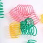 iSmarten Pet Wide Plastic Colorful Springs Cat Toys for Cat Kitten Pets (Random Color) (20pcs)