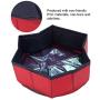 GLOGLOW Pet Water Pool, PVC Pet Swimming Pool Portable Foldable Pool No Inflation Bathtub for Dog Cat Small Animal