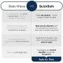 International Veterinary Sciences IVS Quick Bath Pet Towelettes, Removes Odor, Extra Thick and Heavy Duty, Made in The USA