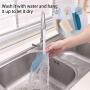 YALAMI Pet Hair Remover Brush, Pet Hair Detailer with Dilated Handle Multifunctional Dog & Cat Hair Remover for Cars Laundry Carpets Sofa Clothes Clothing Home Furniture Beds Couches Blue & Light Blue