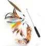 Apofly 5PCS Funny Cat Rod Set Kitten Toys, Cat Fishing Rod Toys Pet Cat Toy Fishing Rod Telescopic Feather Funny Cat Rod Replacement Head Five Apofly 5PCS Funny Cat Rod Set Kitten Toys, Cat Fishing Rod Toys Pet Cat Toy Fishing Rod Telescopic Feather Funny Cat Rod Replacement Head Five