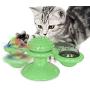 N/A Turntable Pet Toy Cat Turntable Funny Cat Toy Scratch Scratching (Green) (Color : Green)