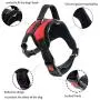 Mretty Dog Harness Adjustable No Pull Soft Vest Breathable Harness Outdoor Walking Hiking Handle Hook and Reflective Leash Set Large Dog Harnesses Mretty Dog Harness Adjustable No Pull Soft Vest Breathable Harness Outdoor Walking Hiking Handle Hook and Reflective Leash Set Large Dog Harnesses