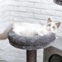 PAWZ Road from 51 to 57 Inches Cat Tree Modern Cat Tower Featuring 2 Super Large Condo, Sturdy Scratching Posts, and Removable Soft Perches