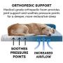 Furhaven Pet Dog Bed - Cooling Gel Memory Foam Faux Fleece and Chenille Soft Woven Traditional Sofa-Style Living Room Couch Pet Bed with Removable Cover for Dogs and Cats