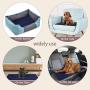 nanbowang Reversible Dog Blanket Waterproof Bed Cover for Pet Hair Sofa, Couch Cover Furniture Protector
