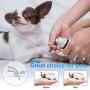 FURTIME Dog Nail Grinder Upgraded 2 Speed Electric Rechargeable Dog Nail Trimmer Quiet Pet Nail Grinder Professional 3 Ports Painless Paws Grooming & Smoothing for Small Medium Large Dogs & Cats