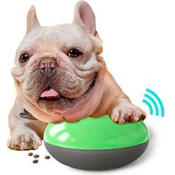 Lcybem Interactive Dog Toys - 3 in 1, Squeaky Food Dispensing Toy, IQ Treat Ball, Dog Squeaky Toy, Sound Puzzle Slow Food, Playing, Chasing, Chewing Indoor or Outdoor