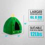 Hollypet Self-Warming 2 in 1 Foldable Comfortable Triangle Cat Bed Tent House, Christmas Tree