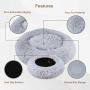 GM PET SUPPLIES Luxurious Orthopedic Donut Dog Bed | Fluffy Lightweight Bedding Pads for Dogs & Cats | Made from Ultra-Comfortable Faux Fur with an Anti-Slip Bottom, Machine Washable (23''/30''/36'')