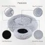 GM PET SUPPLIES Luxurious Orthopedic Donut Dog Bed | Fluffy Lightweight Bedding Pads for Dogs & Cats | Made from Ultra-Comfortable Faux Fur with an Anti-Slip Bottom, Machine Washable (23''/30''/36'')