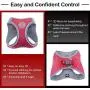 DOCO Athletica Quick FIT Mesh Harness - No Choke, Custom-Fit & Perfect for Small and Medium Sized Dogs