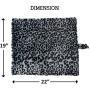 Thermal Cat Pet Dog Warming Bed Mat, Comfortable Nap, Sleeping and Crate Mat for Cats (Regular, Grey)
