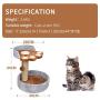 YUFU Cat Tree and Towers Kitten Small Cat Tree with Large Platform and Natural Sisal Scratching Posts for Kitten Playing Relaxing Sleeping