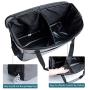 Petsfit Portable Airline Approved Travel Dog Bag with Shoulder Strap- Includes Pet Travel Bag Organizer,2 Lined Pet Food Containers,1 Waterproof Beach Blanket