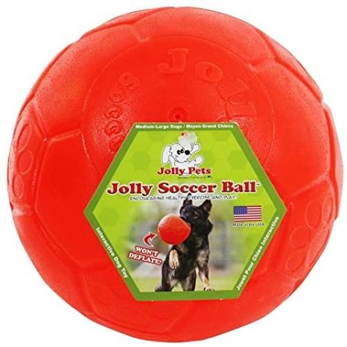 Jolly Pets Jolly Soccer Ball Dog Toy 8in