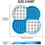 Wekin Slow Feeder Dog Bowl & Dog Lick Mat Perfect for Dog Food, Healthy Dog Treats, Anti-Gulping & Anti-Slip Pet Slow Feeder, Helps Prevents Obesity Improves Digestion