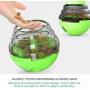 FWQFEW Tumbler cat Toy, Pets Spill The Ball, Cat Toy Ball, Educational Interactive Toys (Color : Green)