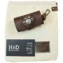 Hide & Drink, Thick Leather Small Poop Pouch W/Paw Snap, Pet Supplies, Dog Walker Essentials, Accessories, Handmade Includes 101 Year Warranty :: Bourbon Brown