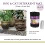 MiMu Dog & Cat Deterrent Mat Outdoor & Indoor Cat Scat Spike Mat Cat Repellent Spikes - Continuous Roll in Black