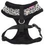 Pinkaholic New York Leo Pug Harness for Pets, Black, Large