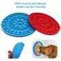 Dog Lick Pad 2pcs New Version Dog Licking Pads for Bathing with Powerful Suction Cup Dog Peanut Butter Lick Mat Used for Pet Bathing Grooming and Dog Training with Groom Brush by Free Dog Lick Pad 2pcs New Version Dog Licking Pads for Bathing with Powerful Suction Cup Dog Peanut Butter Lick Mat Used for Pet Bathing Grooming and Dog Training with Groom Brush by Free