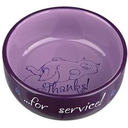 Royal Pet Club Cat Bowl Thanks for Service, Ceramic