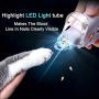 LATTOOK Illuminated Pet Nail Clipper, Trimmer Grinder Grooming Tool Care Clipper for Cats & Dogs Nails Claws, 5X Magnification Pet Nail Scissor Safe with LED Light
