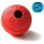 Interactive Treat Dispensing Toy Ball Puzzle for Dogs, Puppies - Intelligence and IQ Training to Reduce Separation Anxiety and Keep Pet Active While Away Red