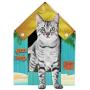 American Cat Club Summer Kitty Cove Cat House & Scratcher w/ Catnip, One Size