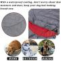 VanRolldex Dog Sleeping Bag, Waterproof Travel Warm Portable Dog Bed with Storage Bag for Indoor Outdoor Warm Camping Hiking Backpacking