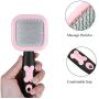 Glendan Dog Brush & Cat Brush- Slicker Pet Grooming Brush- Shedding Grooming Tools