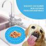 Dog Feeding Lick Mat - Spread Peanut Butter for Bath Distraction Easy Grooming in Shower Tub Sink - Pet Washing Device  Silicone Accessory Toy with 37 Suction Cups