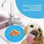 Dog Feeding Lick Mat - Spread Peanut Butter for Bath Distraction Easy Grooming in Shower Tub Sink - Pet Washing Device Silicone Accessory Toy with 37 Suction Cups Dog Feeding Lick Mat - Spread Peanut Butter for Bath Distraction Easy Grooming in Shower Tub Sink - Pet Washing Device Silicone Accessory Toy with 37 Suction Cups