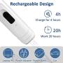 Yoobure Dog Nail Grinder Rechargeable Electric Pet Nail Trimmer with USB Charging Quite & Powerful 2-Speed Nail Clippers Trimming Painless Paws Grooming & Smoothing for Small Medium Large Pets