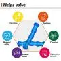 ZNOKA TPR Squeak Dog Chew Bone Toy, Bite Resistant Durable Tough Rubber Non-Toxic Tooth Cleaning Toy for Aggressive Chewer, Floating & Suitable for Pool Use(Large)