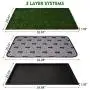 AZSSMUK Dog Grass Pad with Tray Dog Pee Potty Pad,Grass Large Dog Litter Box Toilet Artificial Grass Turf for Dogs,Pet Potty Training Pee Portable Potty Trainer Full System AZSSMUK Dog Grass Pad with Tray Dog Pee Potty Pad,Grass Large Dog Litter Box Toilet Artificial Grass Turf for Dogs,Pet Potty Training Pee Portable Potty Trainer Full System