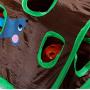 MJEMS Cat Tent Cave Bed，Cat Tunnel Small Pet Fun Tunnel & Tubes Soft Material and 9 Cave Shaped Hideout Cage Fit Small Pet