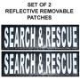 Doggie Stylz Set of 2 Reflective Search and Rescue Removable Patches with Hook Backing for Working Dog Harnesses & Vests. Durable and Interchangeable - Comes in 3 Sizes Small, Medium and Large Doggie Stylz Set of 2 Reflective Search and Rescue Removable Patches with Hook Backing for Working Dog Harnesses & Vests. Durable and Interchangeable - Comes in 3 Sizes Small, Medium and Large