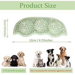 Puppy Chew Toys for Teething, Dog Toothbrush Chew Toy, Puppies Teething Toy 2-8 Months, Pet Toothbrush Interactive Dog Toys for Small Medium Dogs Rubber Pick Up Sticks Toy for Dental Care (Peas)